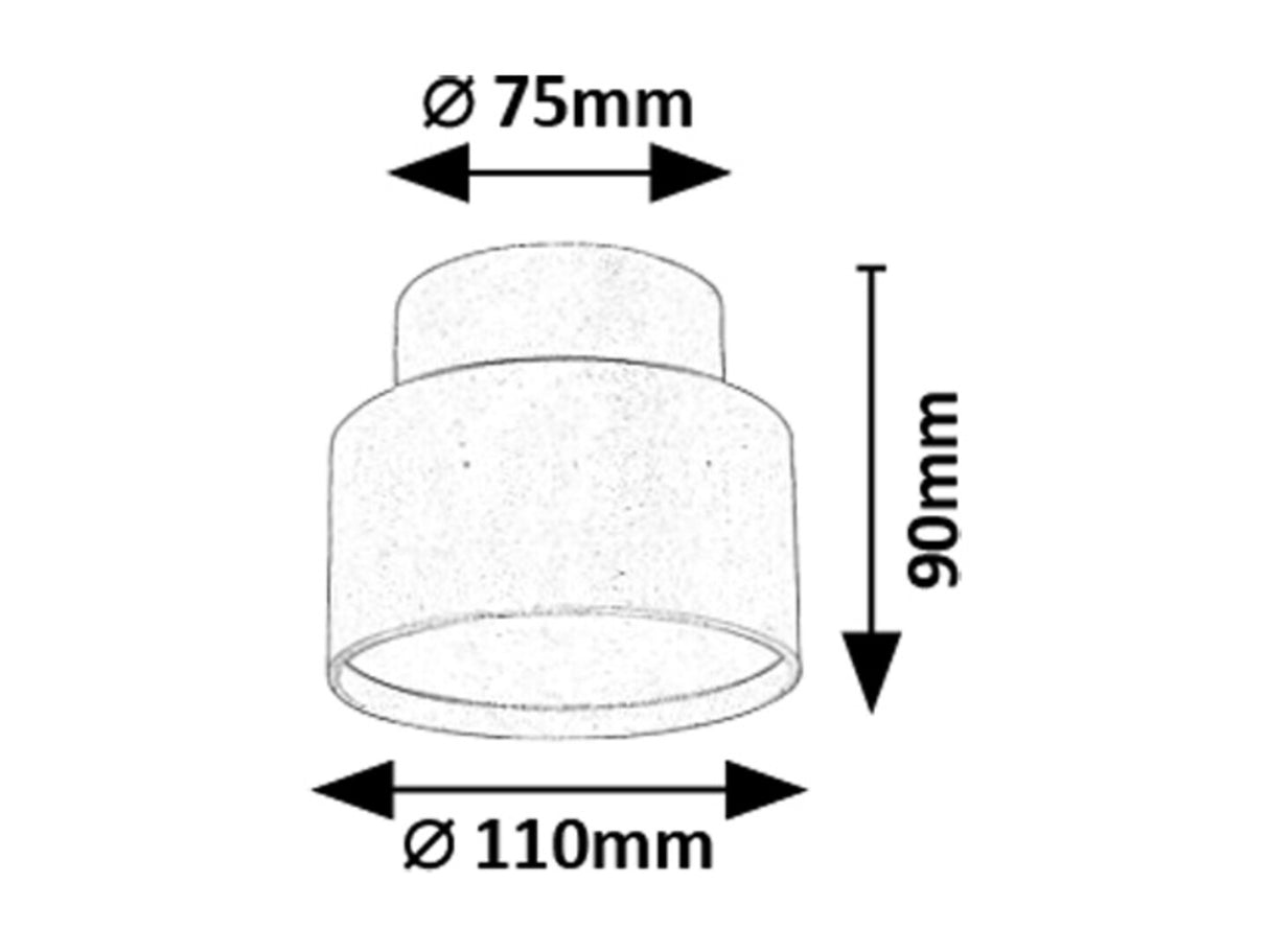 Plafoniera LED Ovidia, alb, 16W, 920lm, 3000K, IP20, Rabalux, 71324