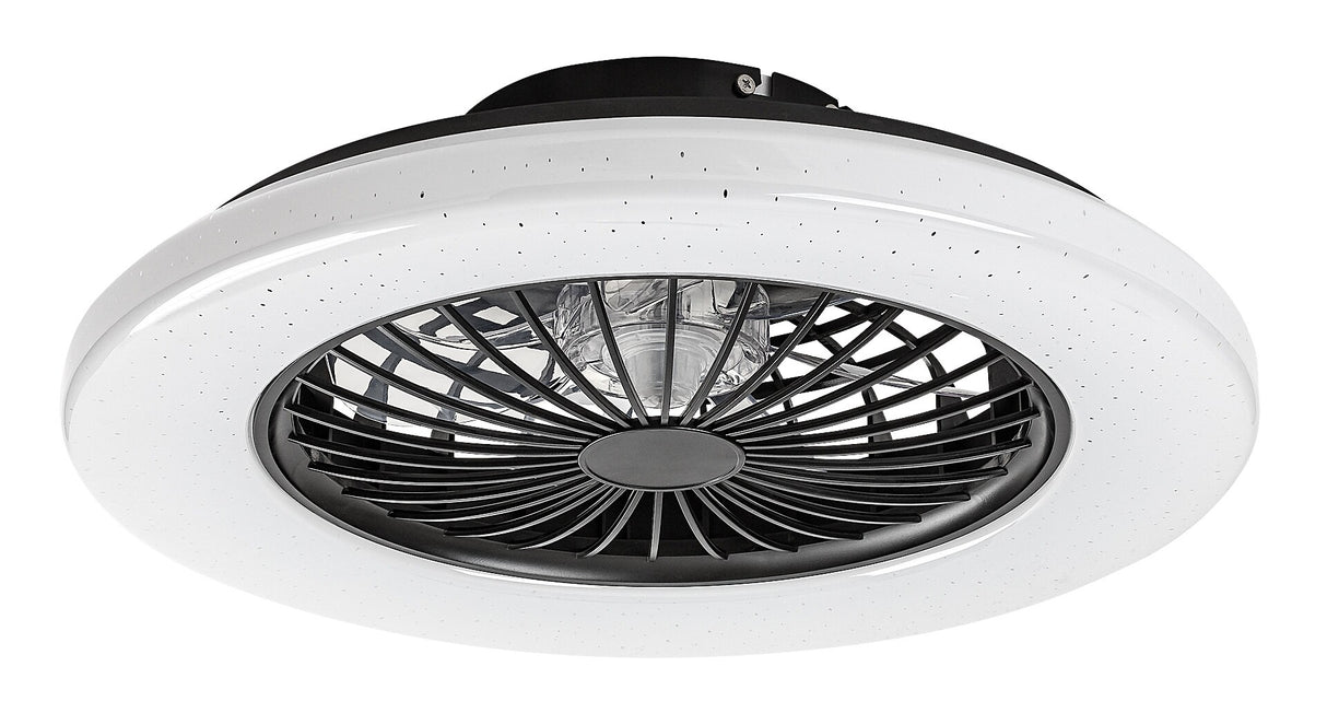 Plafoniera LED Dalfon2 cu ventilator, 48W, 1900lm, 3000K-6500K, D.48,5cm, IP20, Rabalux, 71329