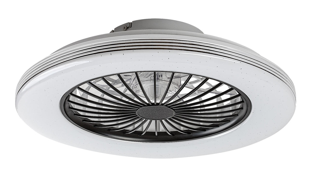 Plafoniera LED Dalfon2 cu ventilator, 48W, 3100lm, 3000K-6500K, D.48,5cm, IP20, Rabalux, 71330