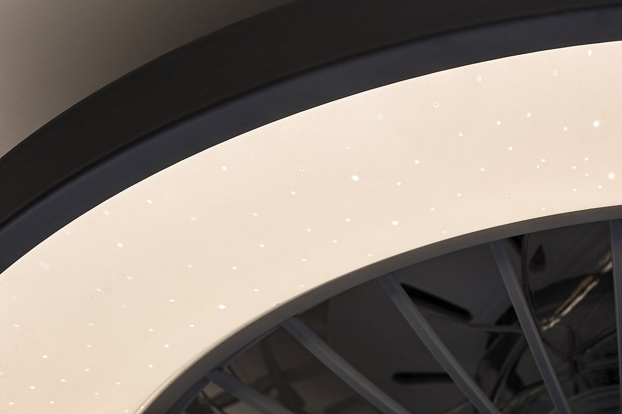 Plafoniera LED Dalfon2 cu ventilator, 48W, 2400lm, 3000K-6500K, D.48,5cm, IP20, Rabalux, 71332