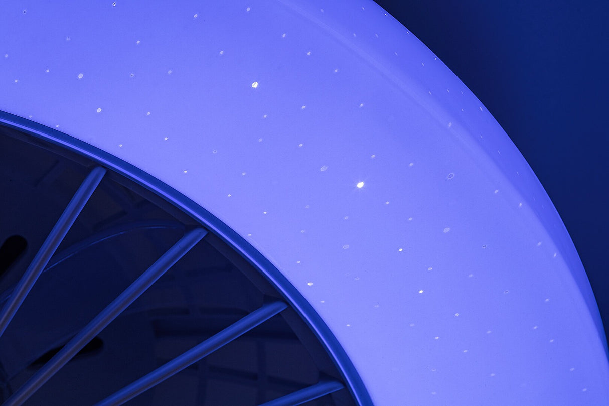 Plafoniera LED Dalfon2 cu ventilator, 48W, 3500lm, 3000K-6500K, RGB, D.48,5cm, IP20, Rabalux, 71333