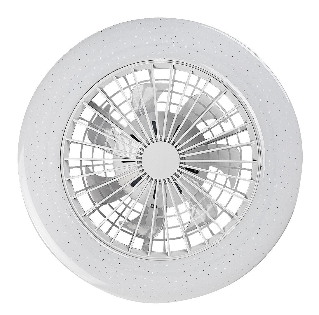 Plafoniera LED Dalfon2 cu ventilator, 48W, 3500lm, 3000K-6500K, RGB, D.48,5cm, IP20, Rabalux, 71333
