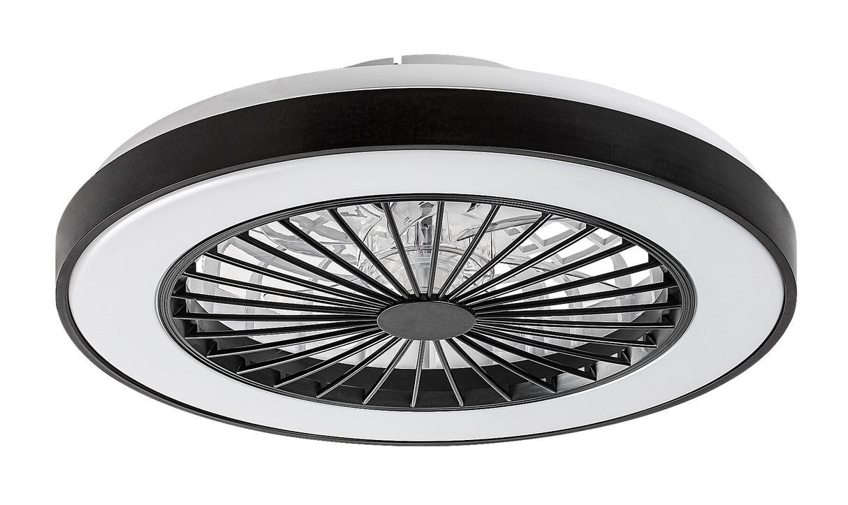 Plafoniera LED Dalfon2 cu ventilator, 40W, 2200lm, 3000K-6500K, WIFI, D.48cm, IP20, Rabalux, 71336