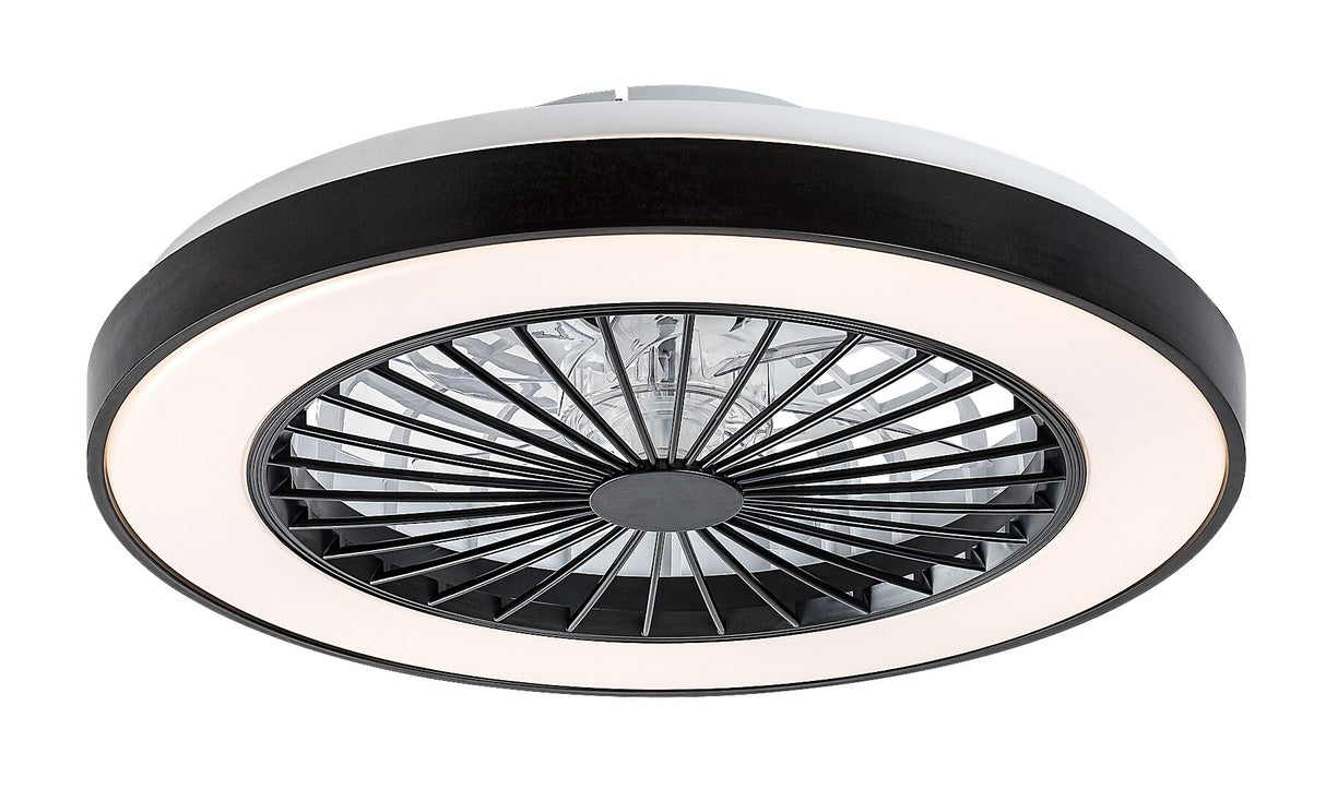 Plafoniera LED Dalfon2 cu ventilator, 40W, 2200lm, 3000K-6500K, WIFI, D.48cm, IP20, Rabalux, 71336