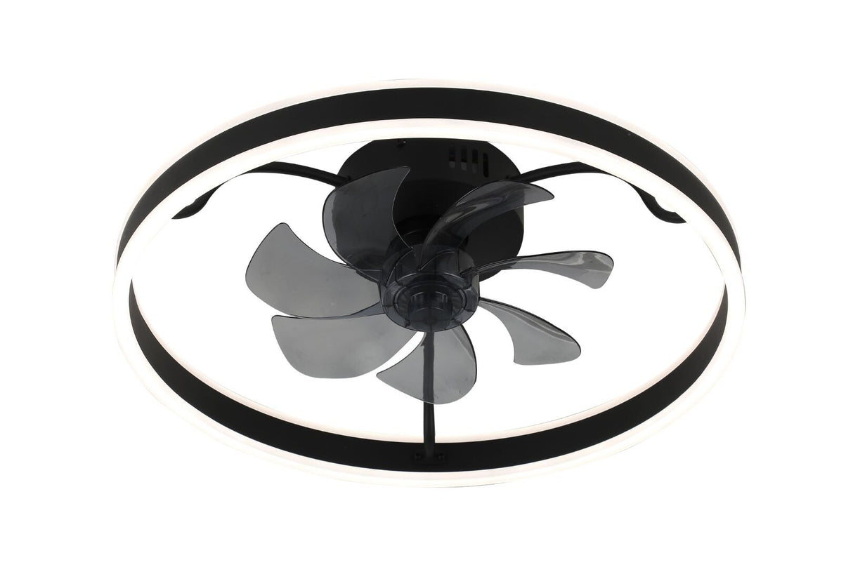 Plafoniera LED Fanfy cu ventilator, 40W, 2200lm, 3000K-6500K, WIFI, D.50cm, IP20, Rabalux, 71337