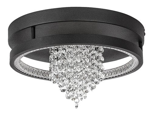 Plafoniera LED Maribell, negru, 20W, 1000lm, 3000K/3500K/4000K, D.30cm, IP20, Rabalux, 71352