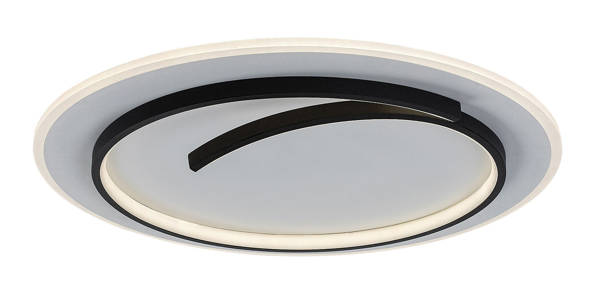 Plafoniera LED Niloo, negru, 40W, 2600lm, 4000K, IP20, Rabalux, 71366