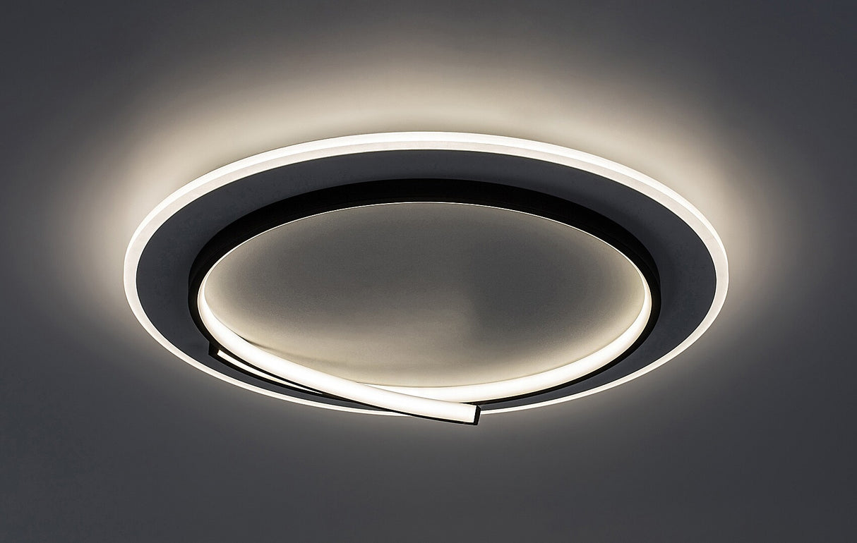 Plafoniera LED Niloo, negru, 40W, 2600lm, 4000K, IP20, Rabalux, 71366