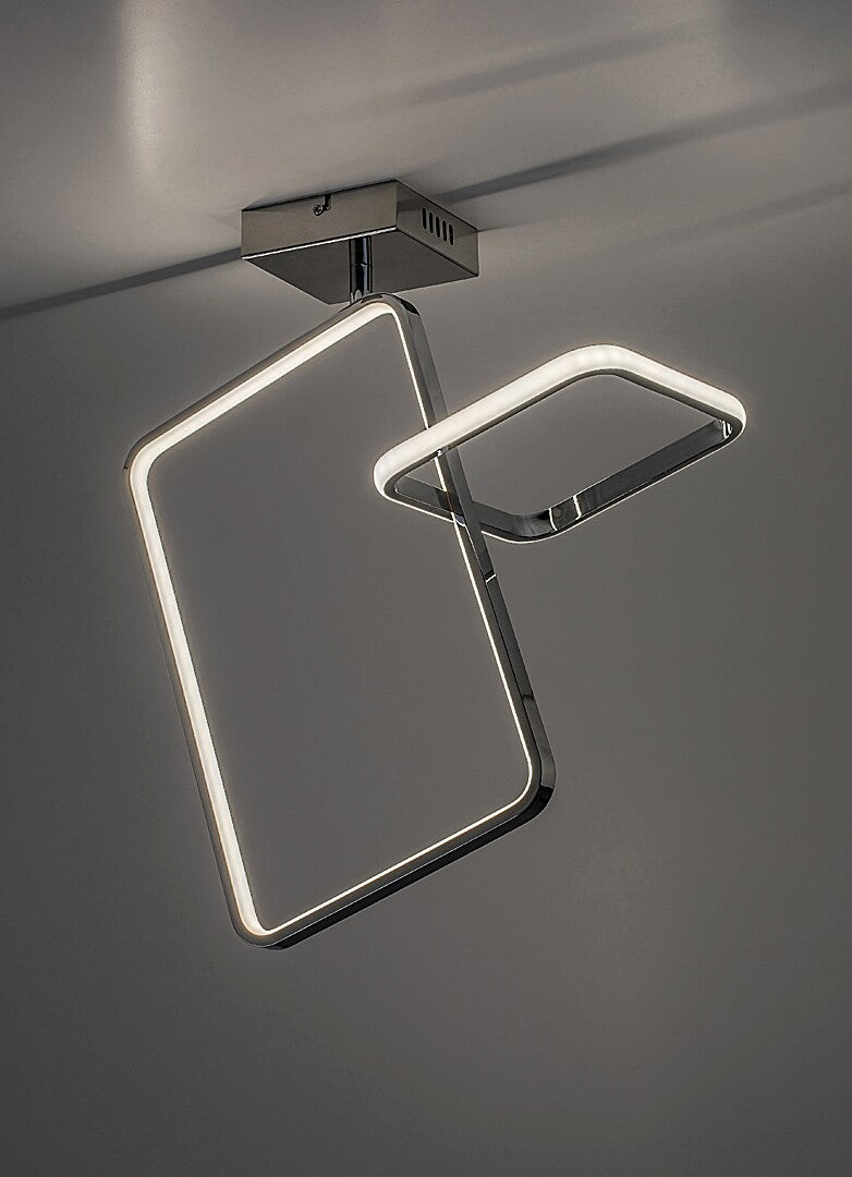 Plafoniera LED Malwen, crom, 36W, 2100lm, 4000K, IP20, Rabalux, 71367