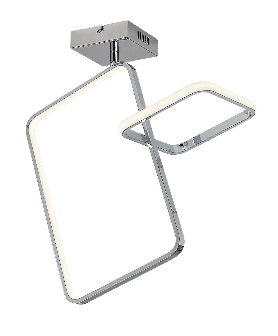 Plafoniera LED Malwen, crom, 36W, 2100lm, 4000K, IP20, Rabalux, 71367