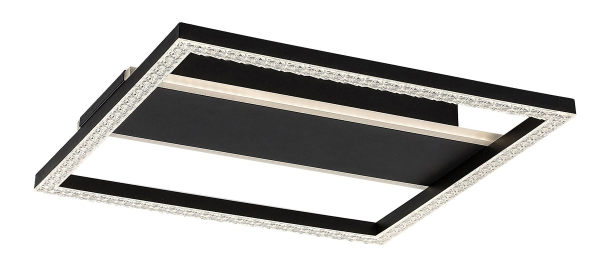 Plafoniera LED Donya, negru, 24W, 1600lm, 4000K, IP20, Rabalux, 71373