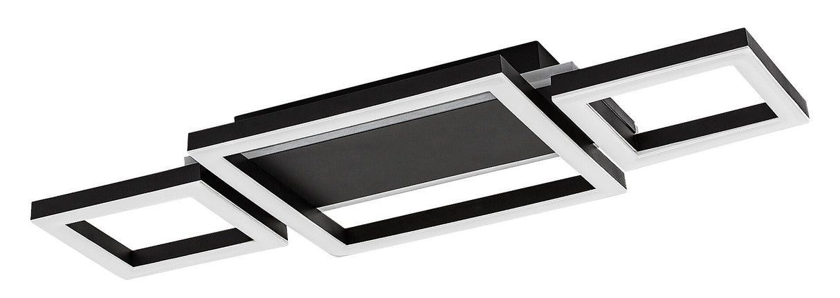 Plafoniera LED Donya, negru, 24W, 1500lm, 4000K, IP20, Rabalux, 71374