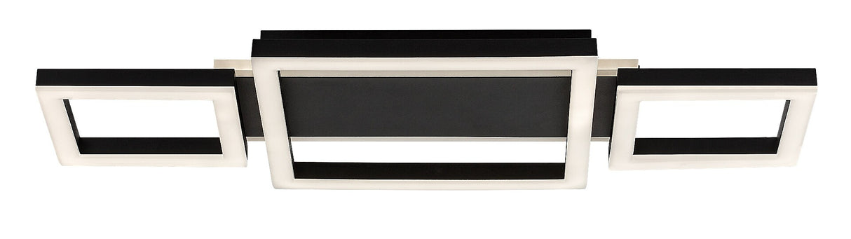 Plafoniera LED Donya, negru, 24W, 1500lm, 4000K, IP20, Rabalux, 71374