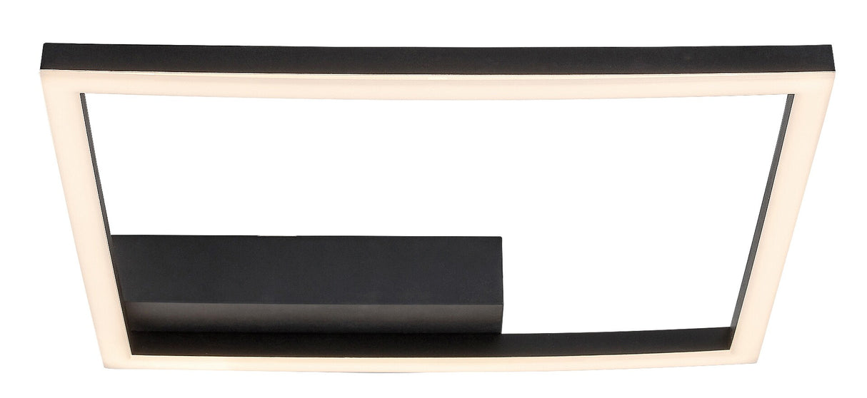 Plafoniera LED Heleth, negru, 24W, 2060lm, 3000K, IP20, Rabalux, 71375