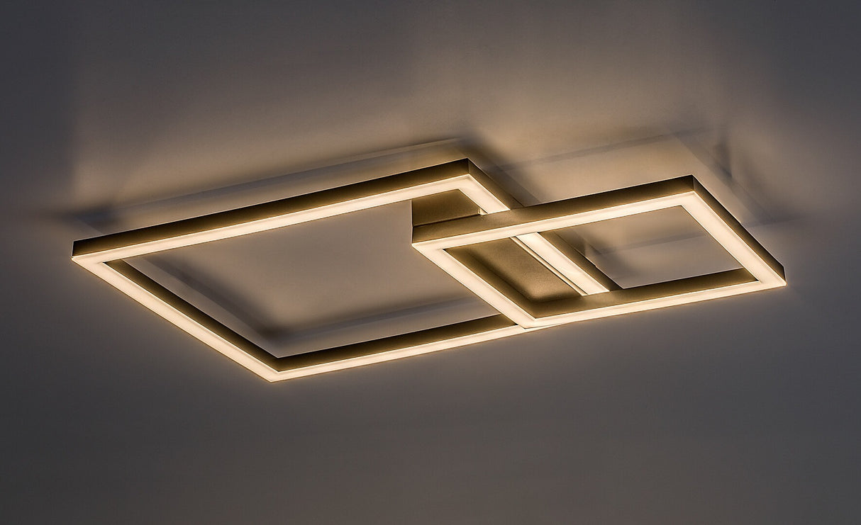 Plafoniera LED Heleth, negru, 24W, 1530lm, 3000K, IP20, Rabalux, 71376