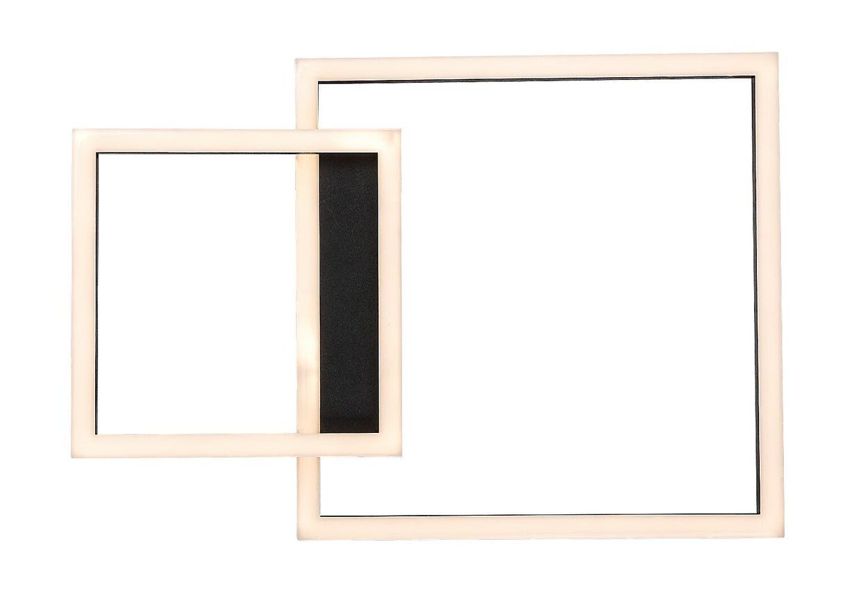 Plafoniera LED Heleth, negru, 24W, 1530lm, 3000K, IP20, Rabalux, 71376