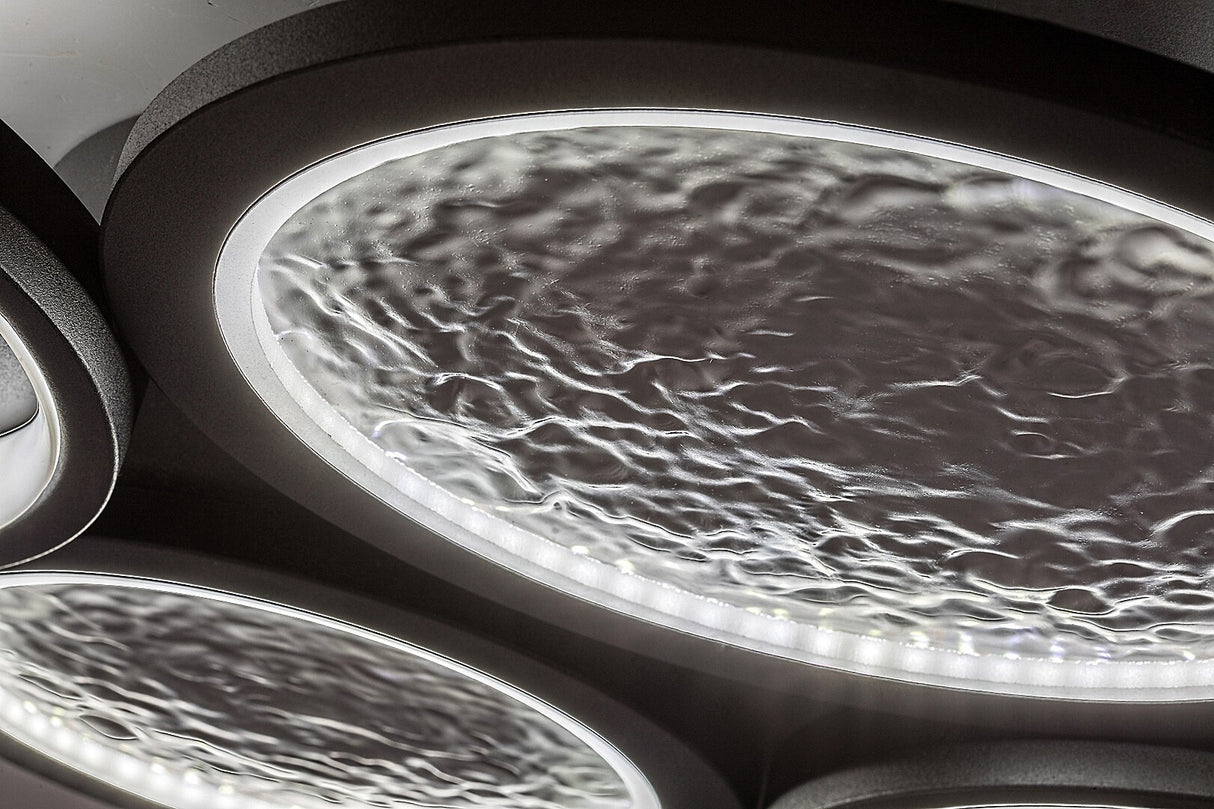 Plafoniera LED Aranis, negru, 40W, 2300lm, 3000-6500K, IP20, Rabalux, 71378