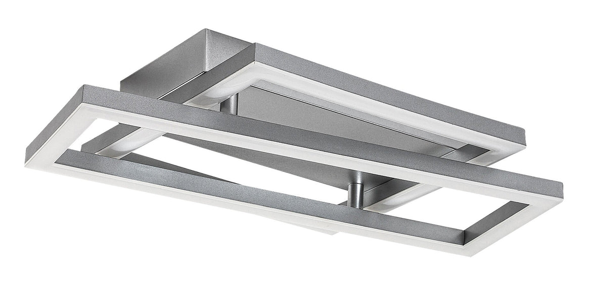 Plafoniera LED Ellinor, crom, 24W, 2300lm, 3000K, IP20, Rabalux, 71380