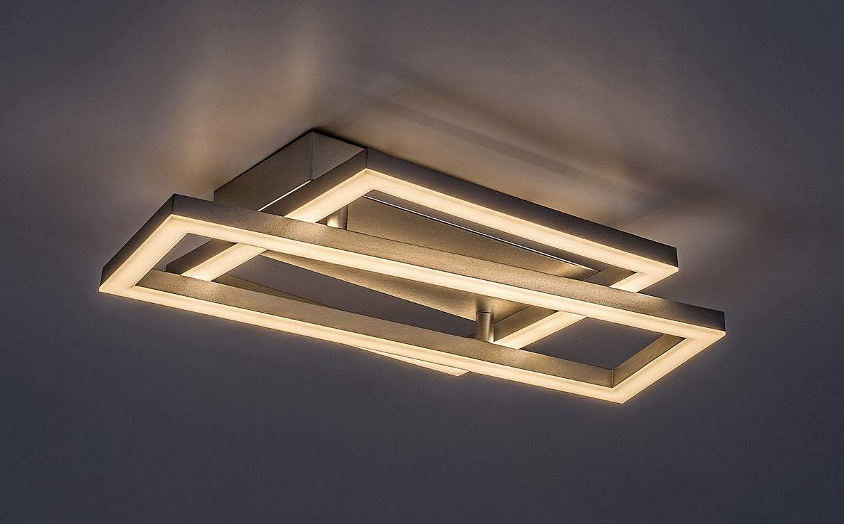 Plafoniera LED Ellinor, crom, 24W, 2300lm, 3000K, IP20, Rabalux, 71380