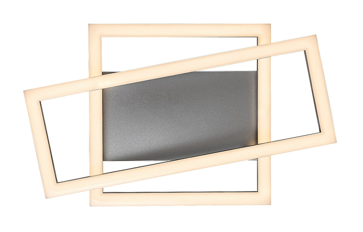 Plafoniera LED Ellinor, crom, 24W, 2300lm, 3000K, IP20, Rabalux, 71380