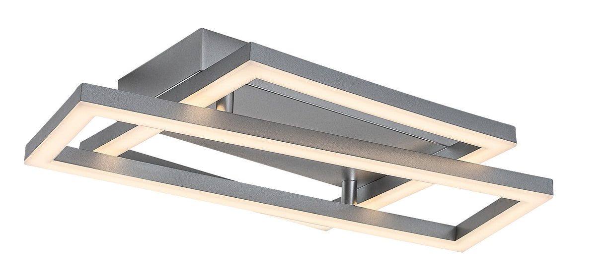 Plafoniera LED Ellinor, crom, 24W, 2300lm, 3000K, IP20, Rabalux, 71380