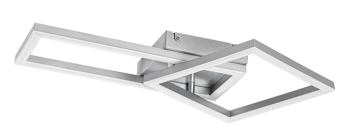 Plafoniera LED Ellinor, crom, 24W, 2020lm, 3000K, IP20, Rabalux, 71381