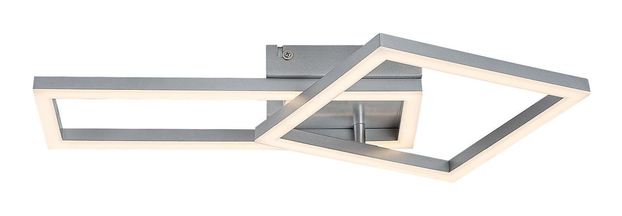 Plafoniera LED Ellinor, crom, 24W, 2020lm, 3000K, IP20, Rabalux, 71381