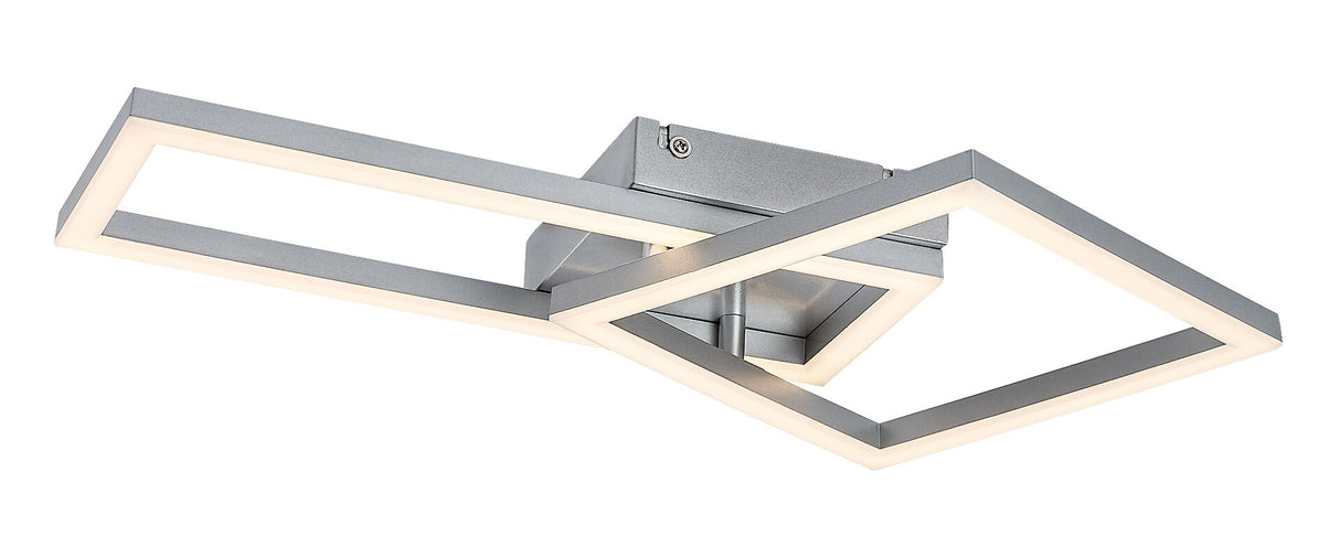 Plafoniera LED Ellinor, crom, 24W, 2020lm, 3000K, IP20, Rabalux, 71381