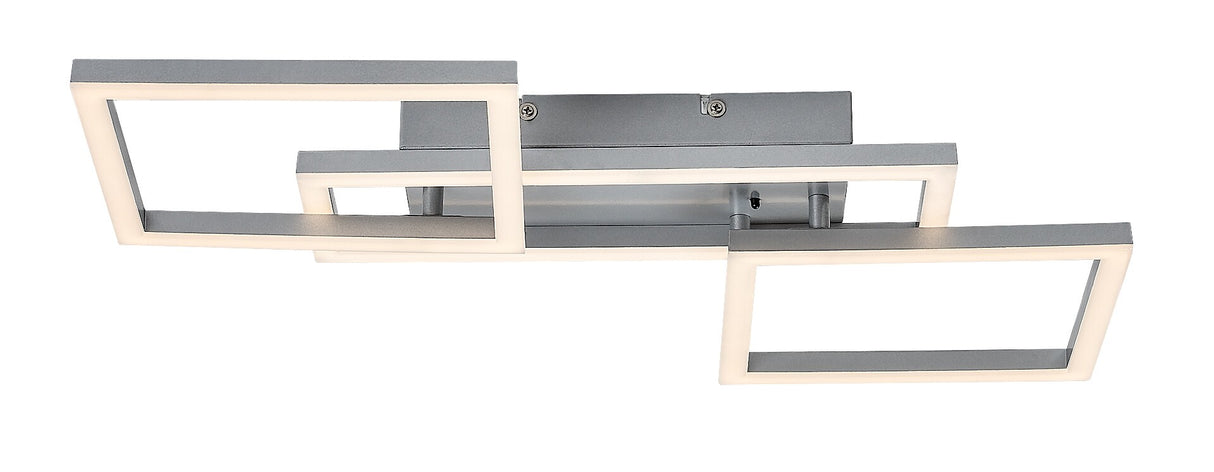 Plafoniera LED Ellinor, crom, 40W, 3700lm, 3000-6500K, IP20, Rabalux, 71382