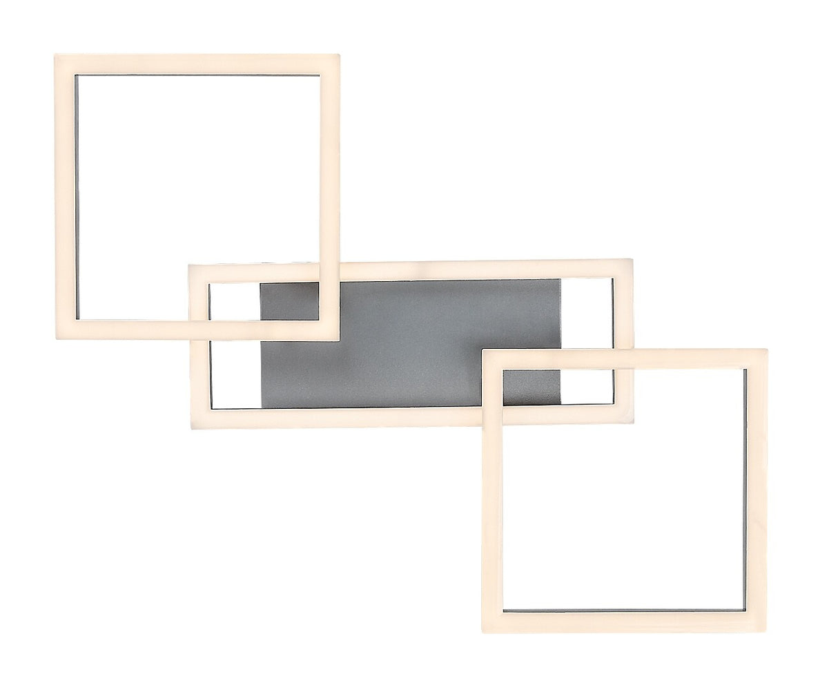 Plafoniera LED Ellinor, crom, 40W, 3700lm, 3000-6500K, IP20, Rabalux, 71382