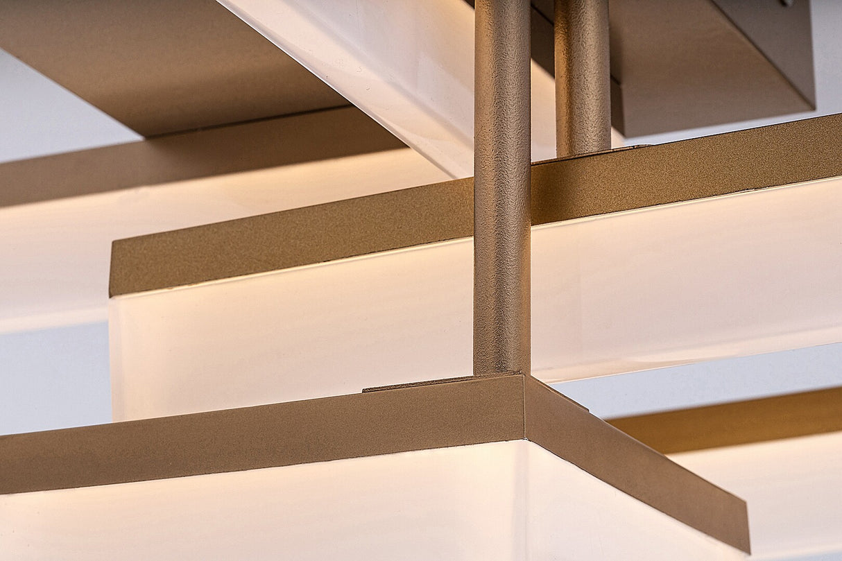 Plafoniera LED Amilia, auriu, 22W, 2380lm, 3000K/4000K/6500K, IP20, Rabalux, 71384