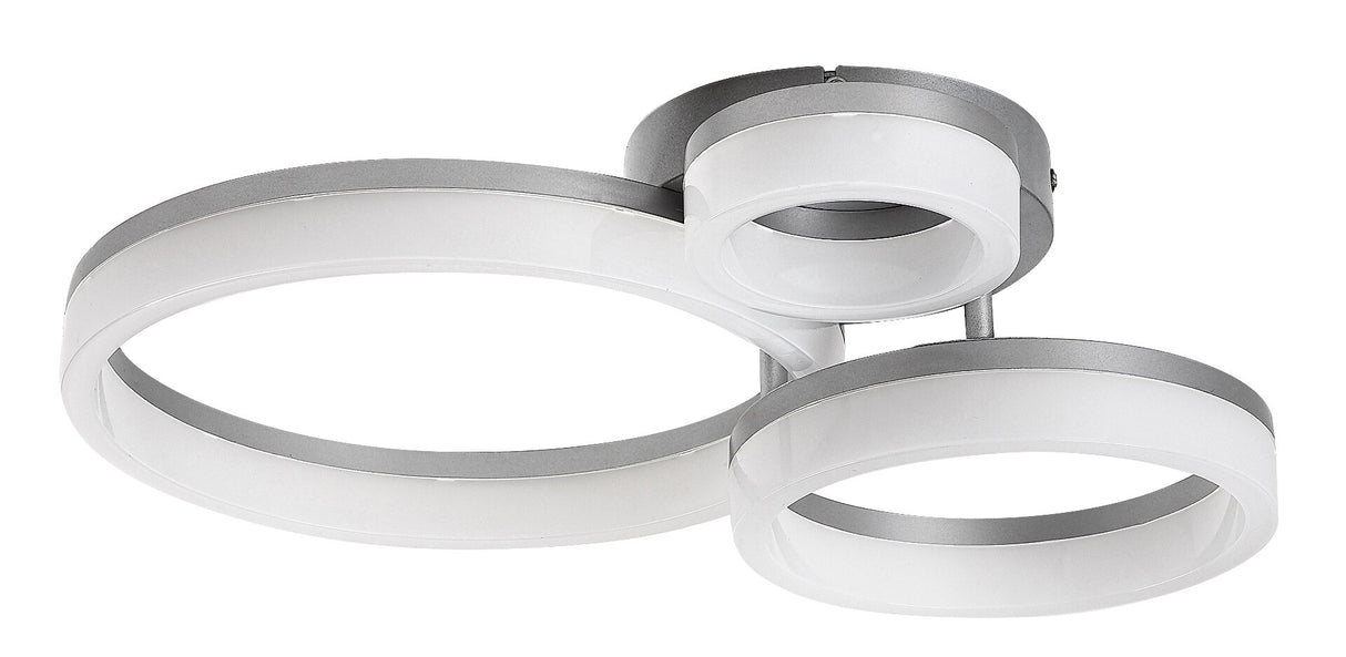Plafoniera LED Amilia, crom, 24W, 2650lm, 3000K/4000K/6500K, IP20, Rabalux, 71387