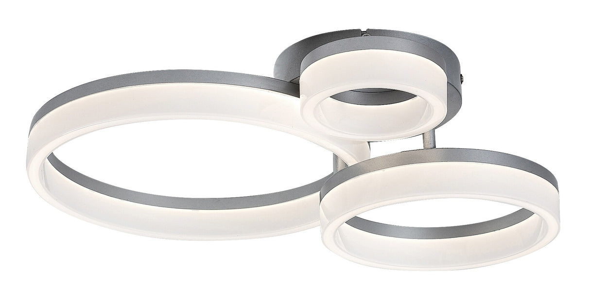 Plafoniera LED Amilia, crom, 24W, 2650lm, 3000K/4000K/6500K, IP20, Rabalux, 71387