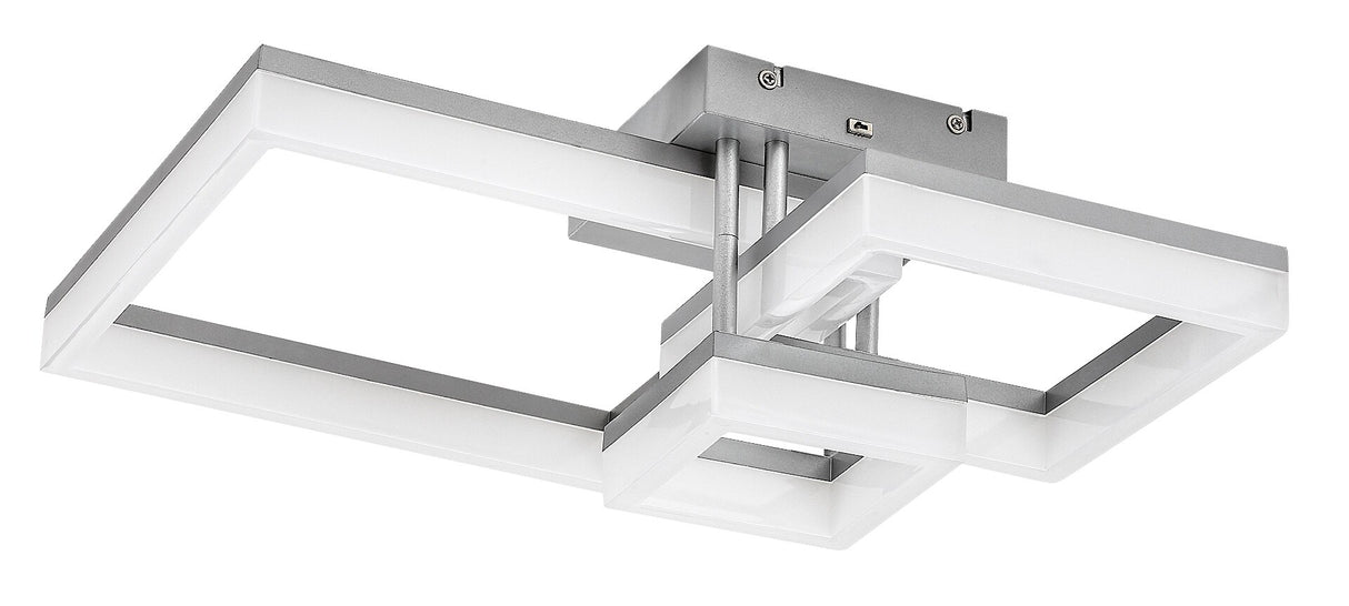 Plafoniera LED Amilia, crom, 22W, 2400lm, 3000K/4000K/6500K, IP20, Rabalux, 71388