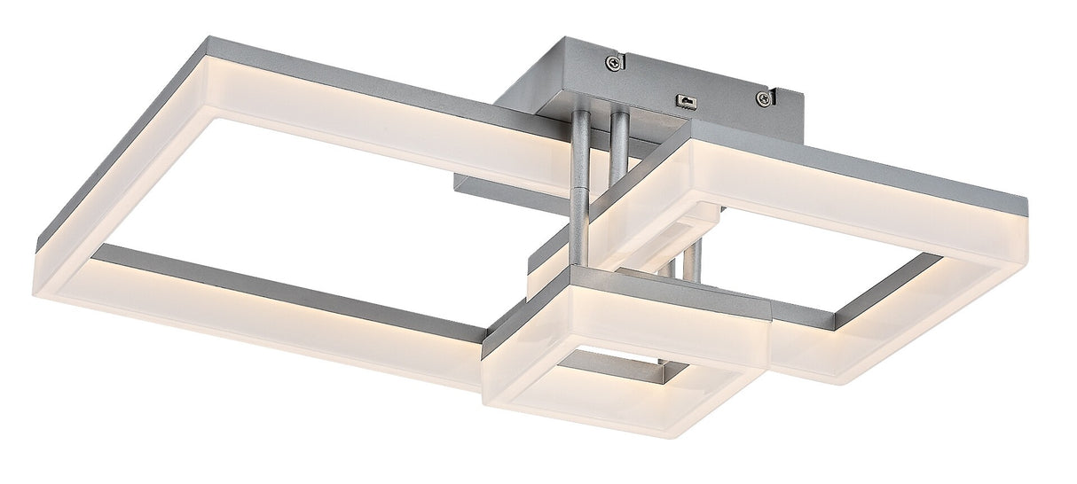 Plafoniera LED Amilia, crom, 22W, 2400lm, 3000K/4000K/6500K, IP20, Rabalux, 71388