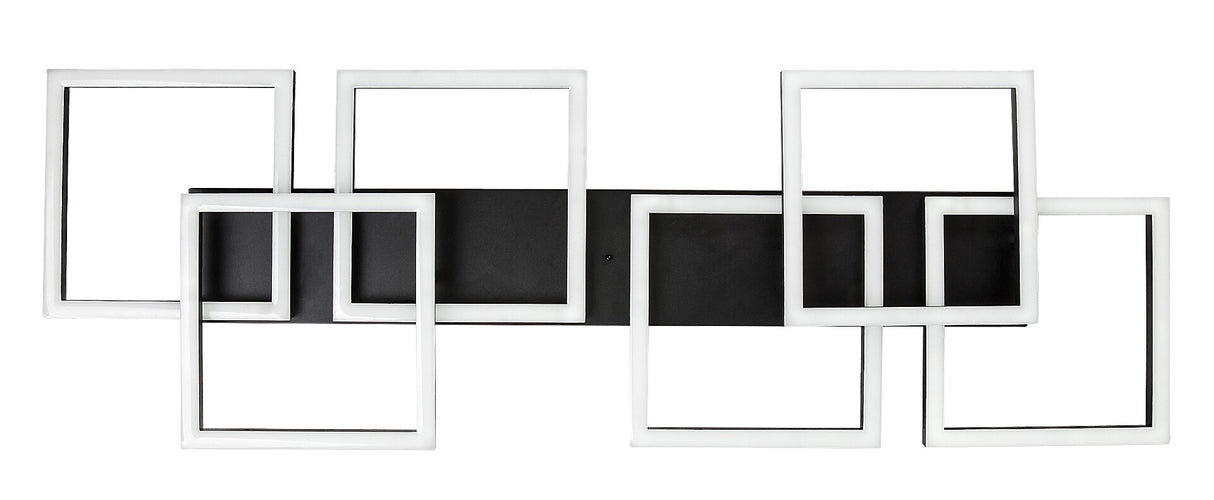 Plafoniera LED Fatma, negru, 40W, 3500lm, 3000-6500K, IP20, Rabalux, 71390