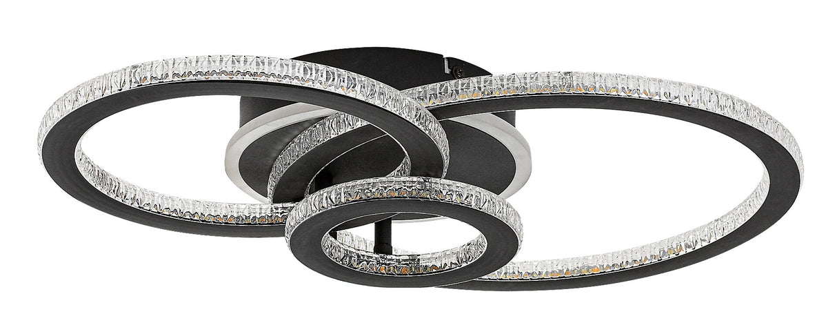 Plafoniera LED Maziar, negru, 40W, 3700lm, 3000-6500K, IP20, Rabalux, 71392