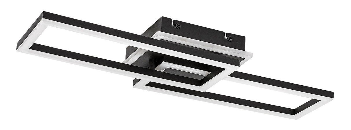 Plafoniera LED Ramin, negru, 30W, 2610lm, 3000-6500K, IP20, Rabalux, 71393
