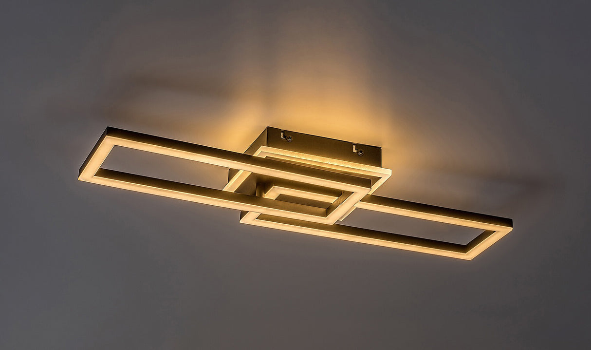 Plafoniera LED Ramin, negru, 30W, 2610lm, 3000-6500K, IP20, Rabalux, 71393