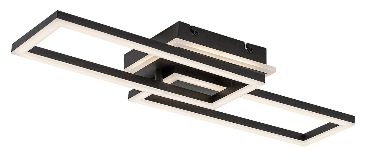 Plafoniera LED Ramin, negru, 30W, 2610lm, 3000-6500K, IP20, Rabalux, 71393