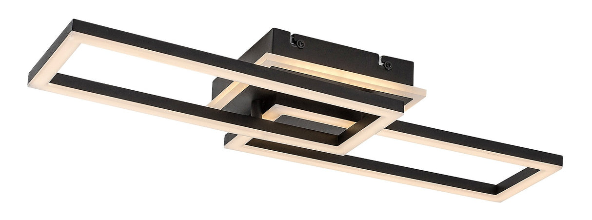 Plafoniera LED Ramin, negru, 30W, 2610lm, 3000-6500K, IP20, Rabalux, 71393