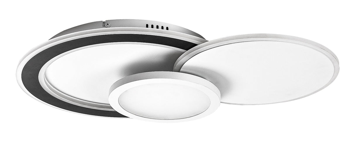 Plafoniera LED Stavros, negru, 40W, 2660lm, 3000-6500K, IP20, Rabalux, 71402