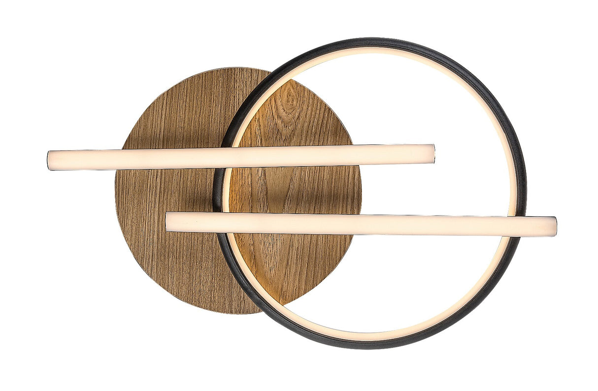 Plafoniera LED Arash, negru, 40W, 2200lm, 3000/4000/6500K, IP20, Rabalux, 71404