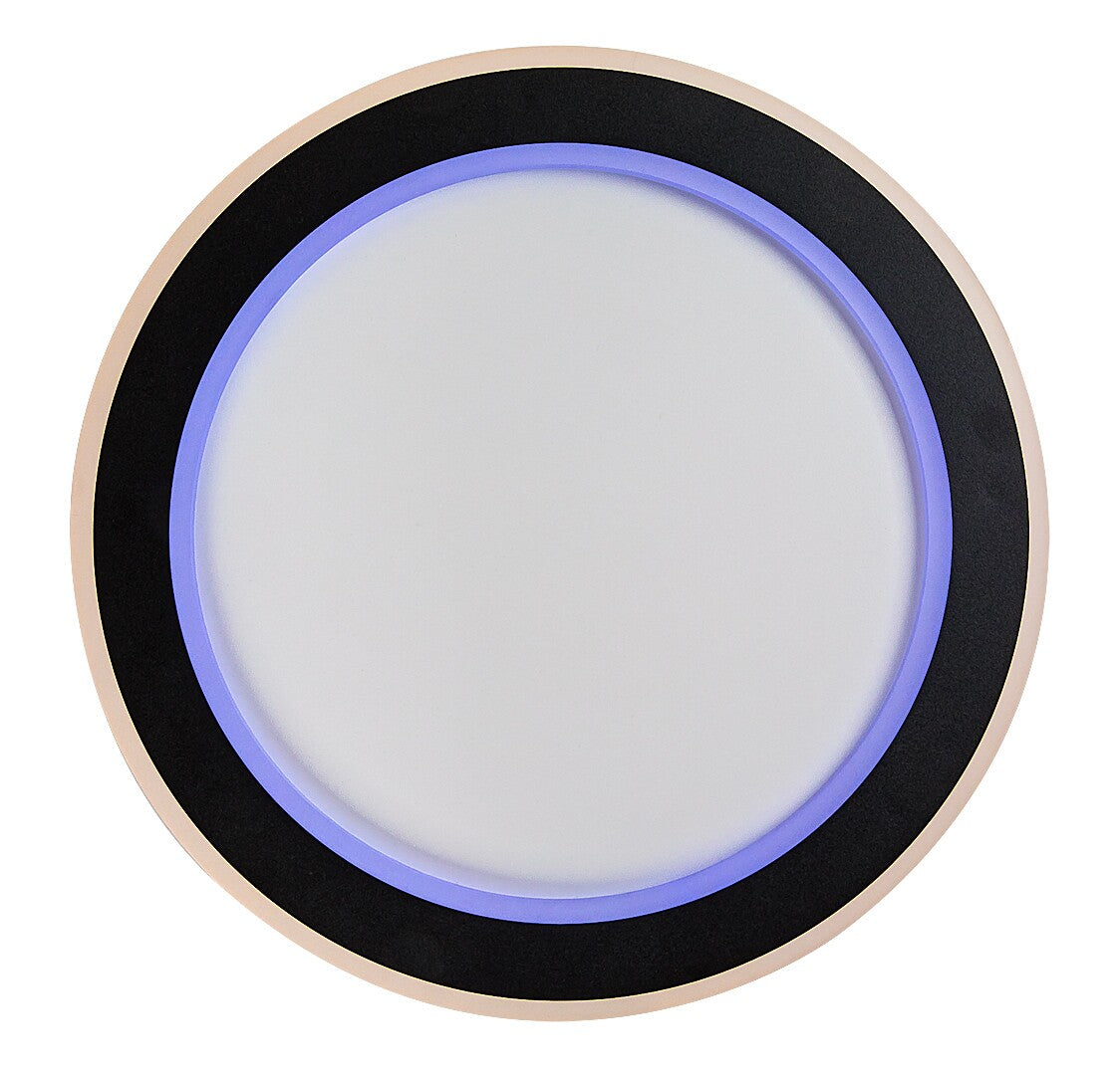 Plafoniera LED Golwen, negru, 22W, 1550lm, 3000-6500K, IP20, Rabalux, 71406