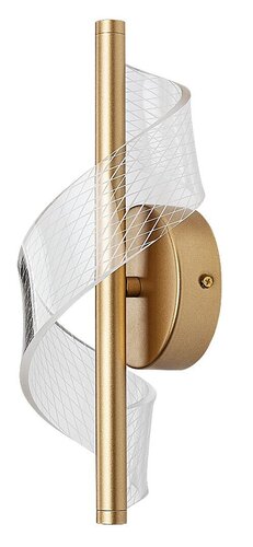 Aplica LED Zofrael, auriu mat, 6W, 550lm, 3000K, H.30cm, IP20, Rabalux, 71415