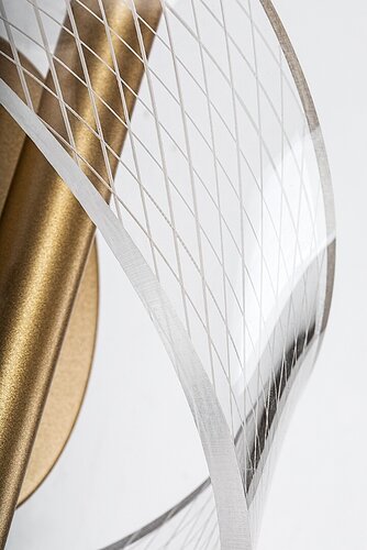 Aplica LED Zofrael, auriu mat, 6W, 550lm, 3000K, H.30cm, IP20, Rabalux, 71415