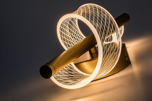 Aplica LED Zofrael, auriu mat, 6W, 550lm, 3000K, H.30cm, IP20, Rabalux, 71415