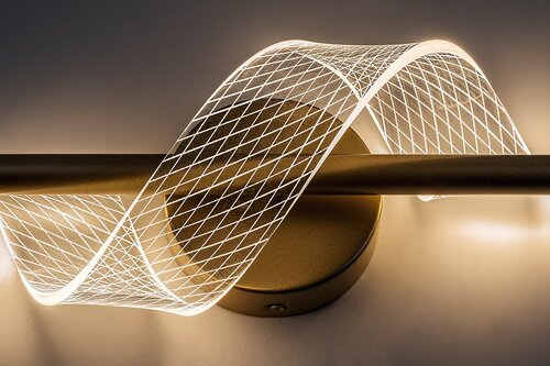 Aplica LED Zofrael, auriu mat, 6W, 550lm, 3000K, H.30cm, IP20, Rabalux, 71415