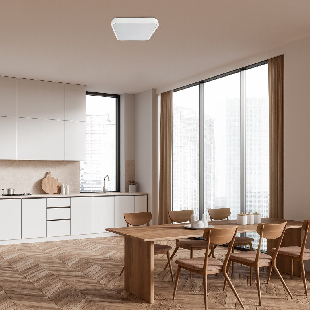 Plafoniera LED Alenzo, alb, 24W, 1600 lm, 3000K, 4000K, 6000K, D.29cm, IP44, Rabalux 71422