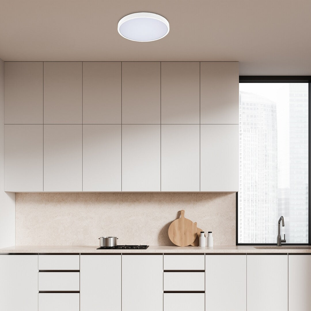 Plafoniera LED Alenzo, alb, 24W, 1600lm, 3000K, 4000K, 6000K, IP44, Rabalux, 71427